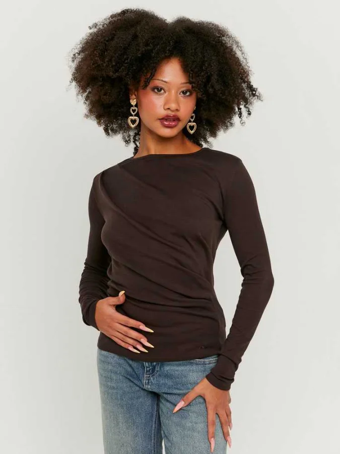 Tally Weijl - Brown Draped...