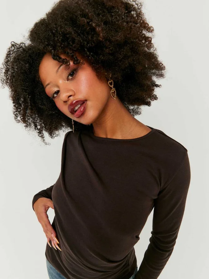 Tally Weijl - Brown Draped... 2