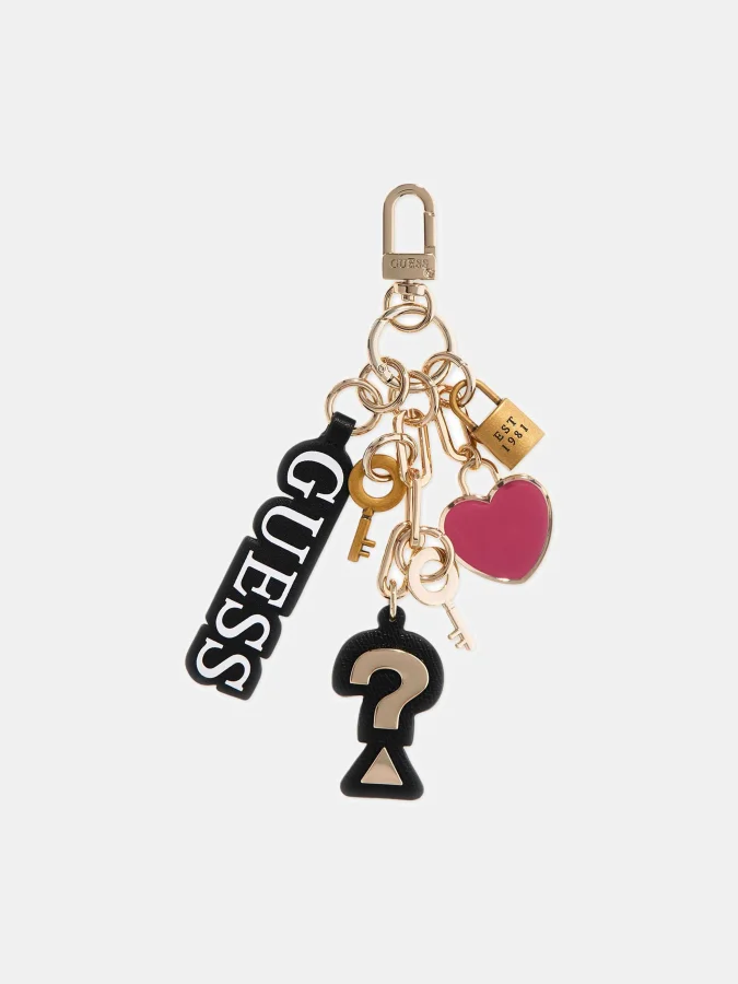 GUESS - MULTI CHARM KEYCHAIN
