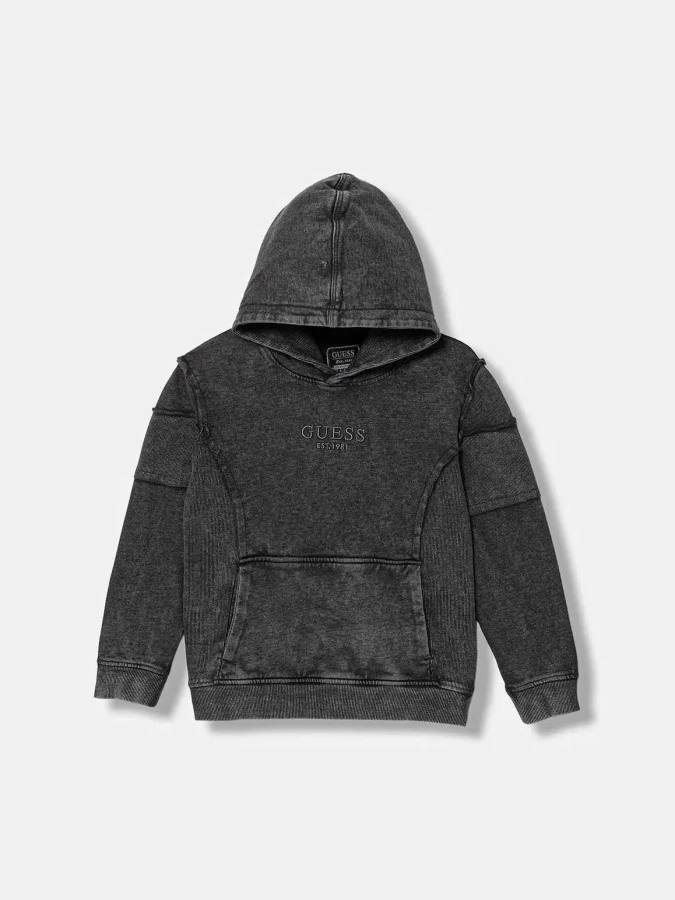 GUESS - GARMENT DYE HOODED...