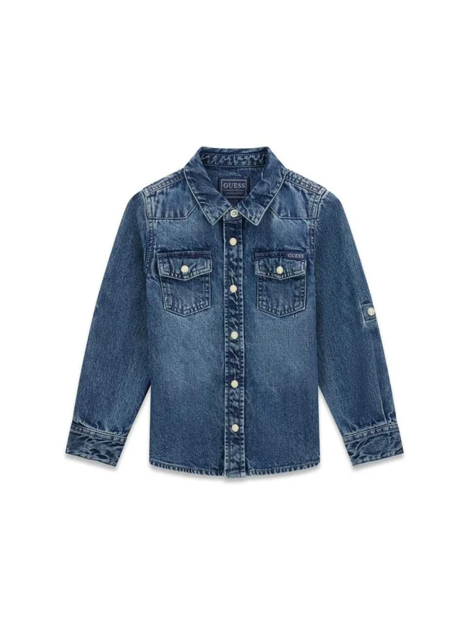 GUESS - DENIM ADJ. LS SHIRT