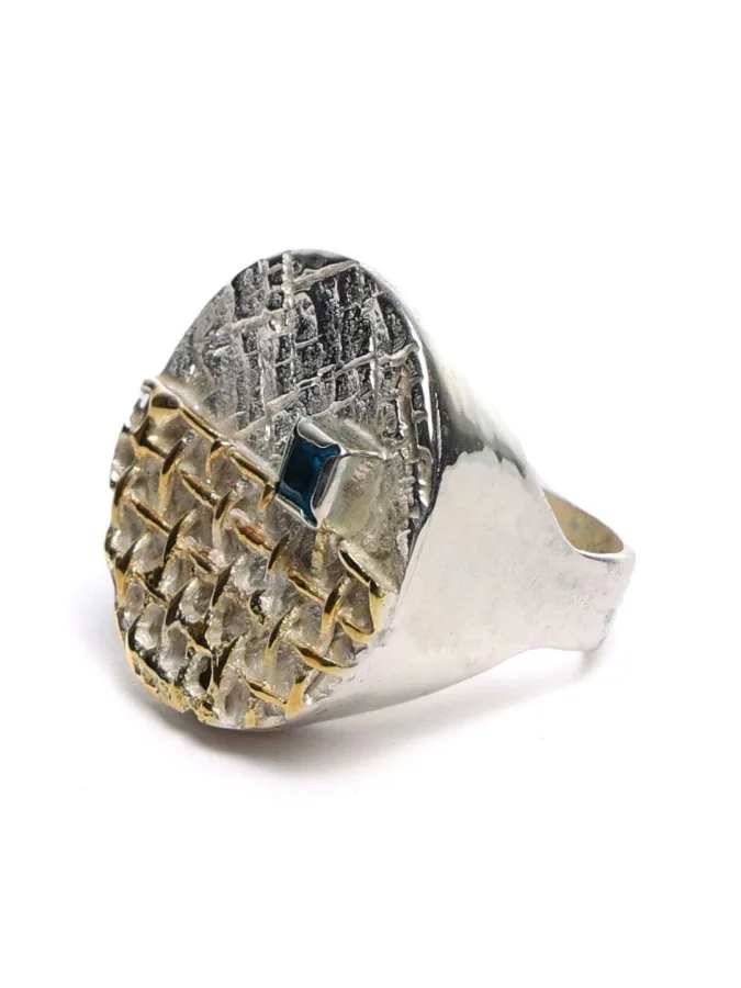 GENE - ვერცხლის ბეჭედი ბადით 2