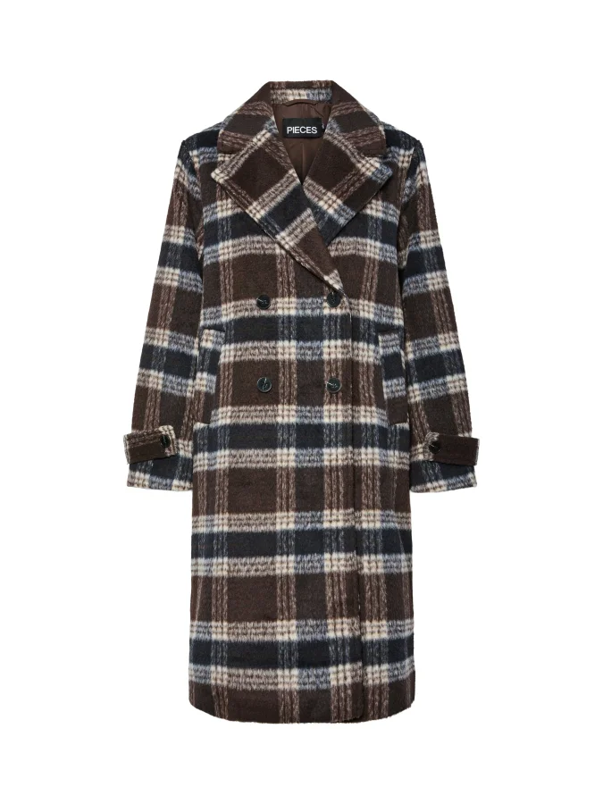 Pieces - PCMARBLE CHECK JACKET