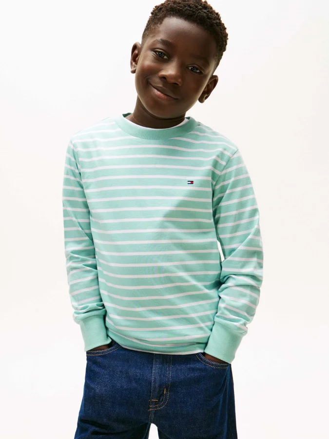 Tommy Hilfiger - STRIPE TEE LS