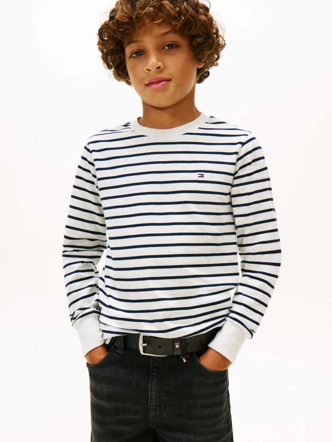 Tommy Hilfiger - STRIPE TEE LS