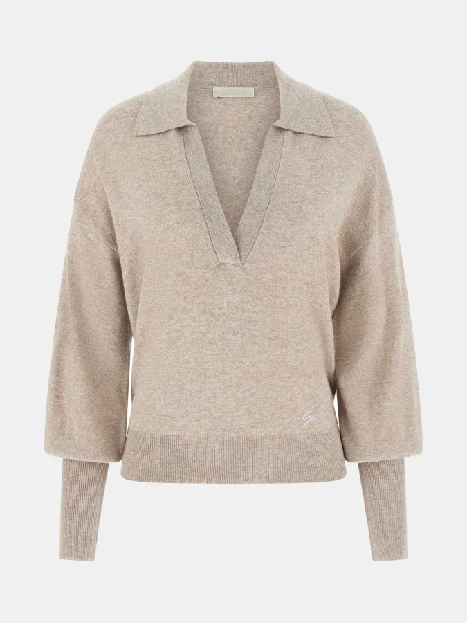 GUESS - LS POLO COLLAR...