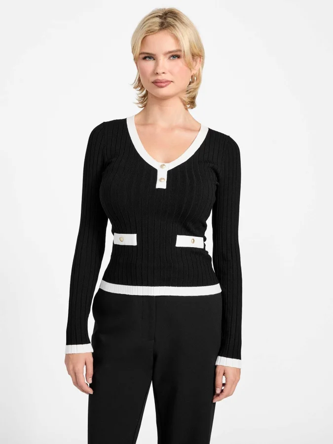 GUESS - LS VN LAUREL SWTR