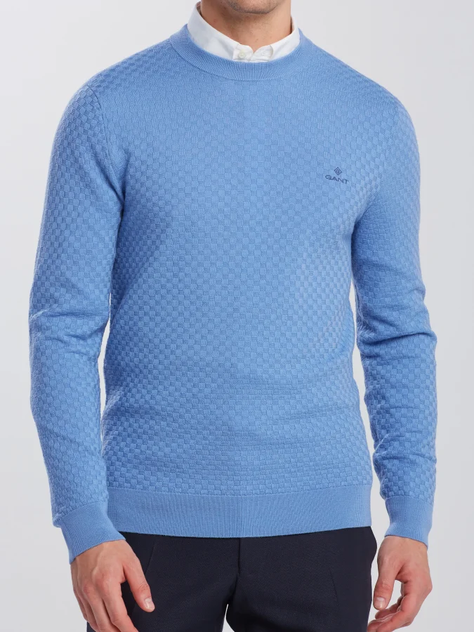 Gant - D1. MERINO TEXTURE CREW