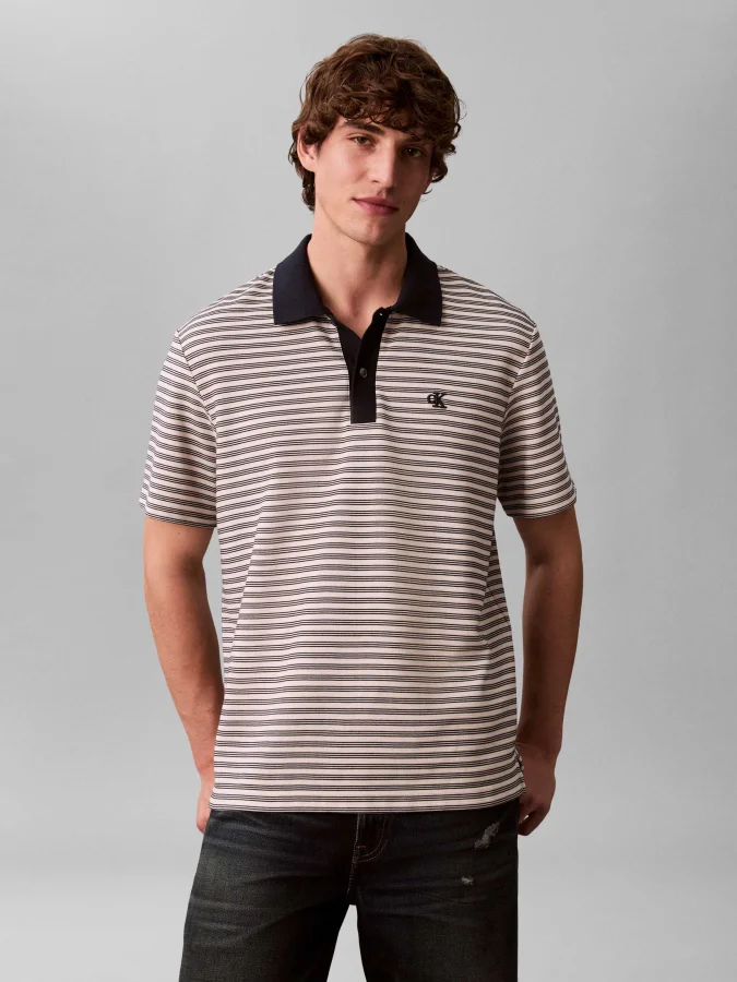 CALVIN KLEIN - SS STRIPED...