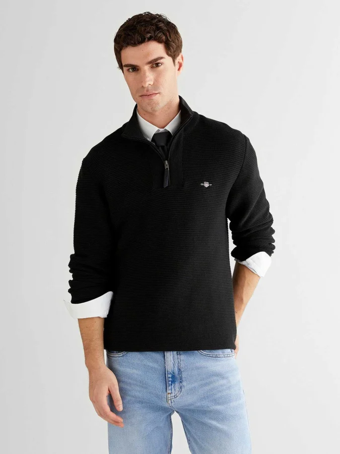 GANT - GANT LOGO HALF ZIP...
