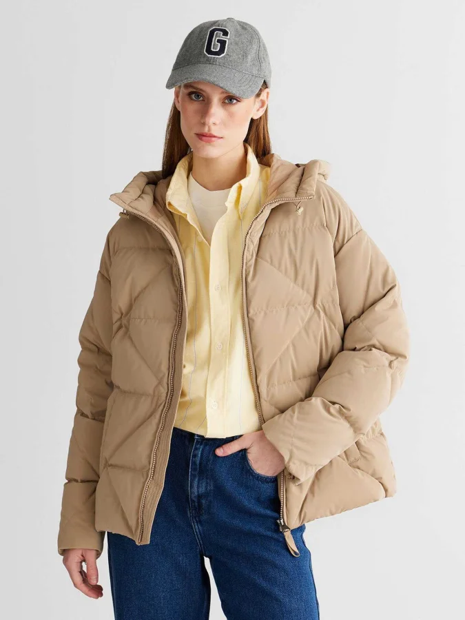 GANT - LOGO-PRINTED PADDED...