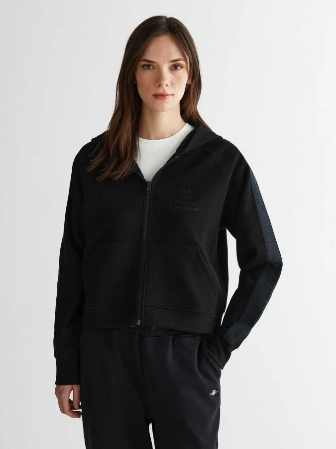 GANT - LOGO TAPE FULL ZIP...