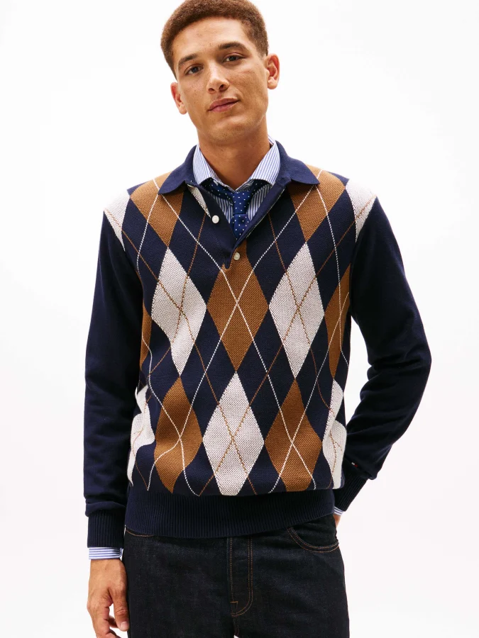 Tommy Hilfiger - ARGYLE LS...