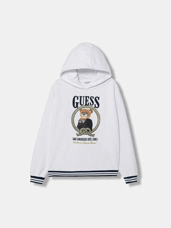 GUESS - HOODED LS ACTIVE TOP