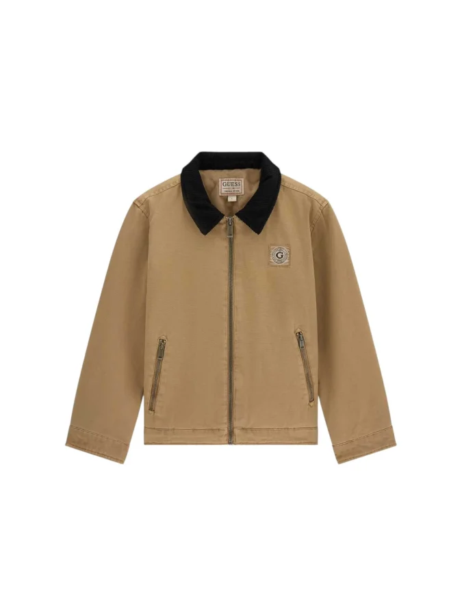 GUESS - CANVAS PADDED LS...