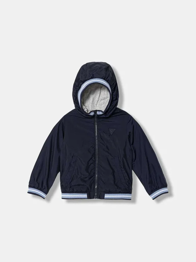 GUESS - POLY HOODED LS...