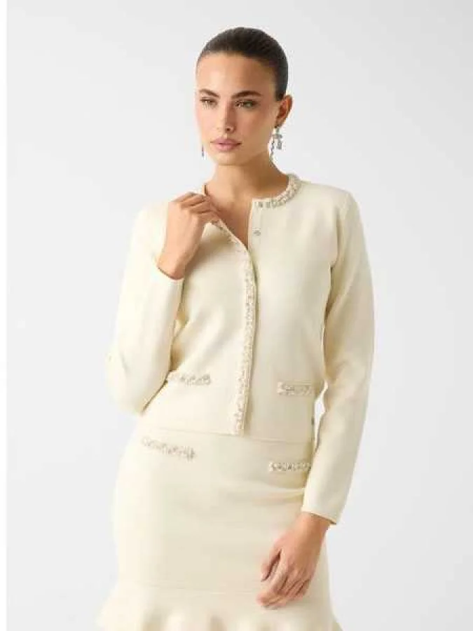 GUESS - LS CN RAINA CARDI SWTR 2