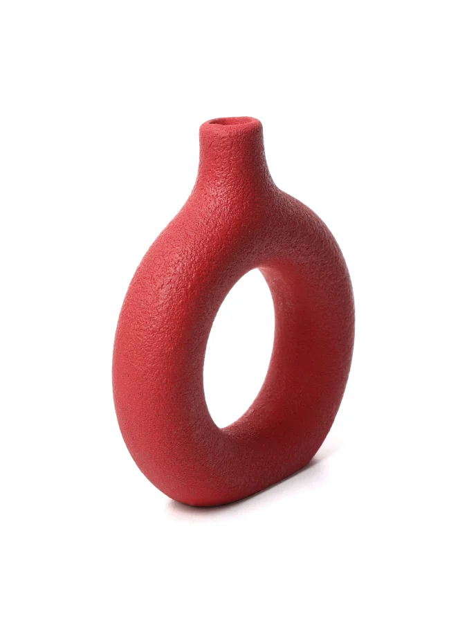 Boltze – Red Vase, 13 cm 2