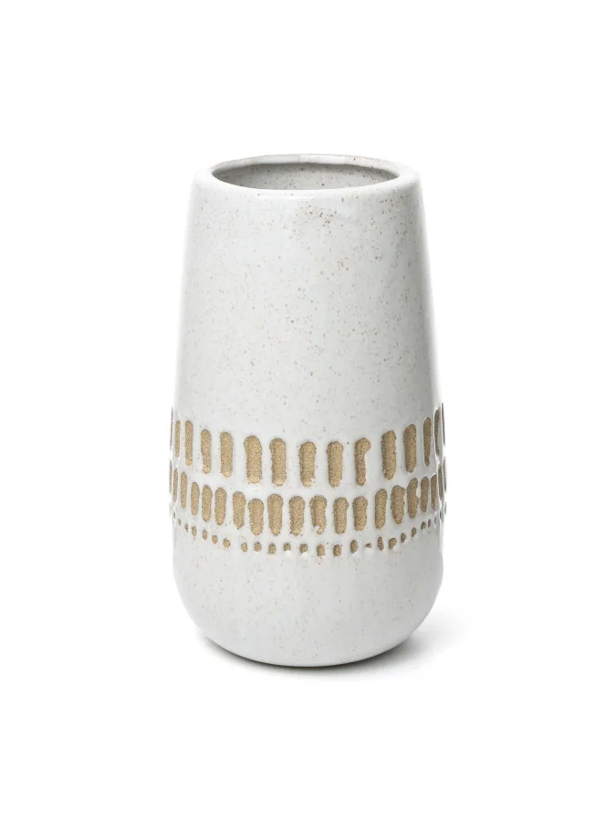 Boltze – White Vase, 19 cm