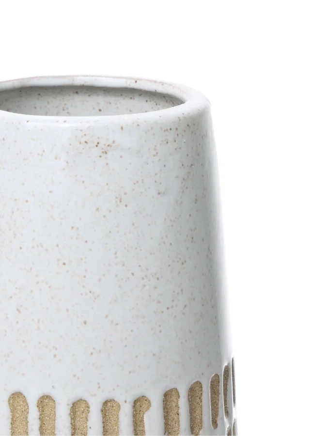 Boltze – White Vase, 19 cm 2