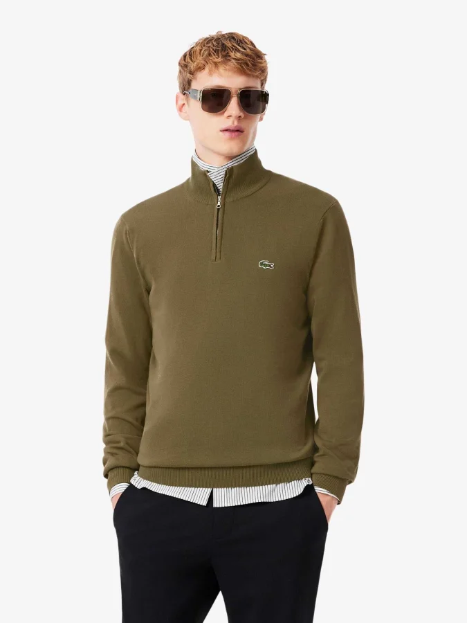 Lacoste - Zipped High Neck...