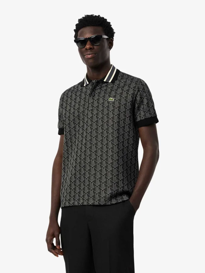 Lacoste - CONTRAST COLLAR...