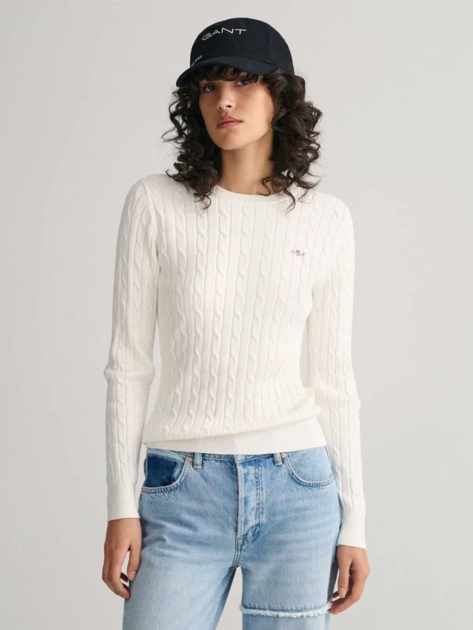 Gant - STRETCH COTTON CABLE...