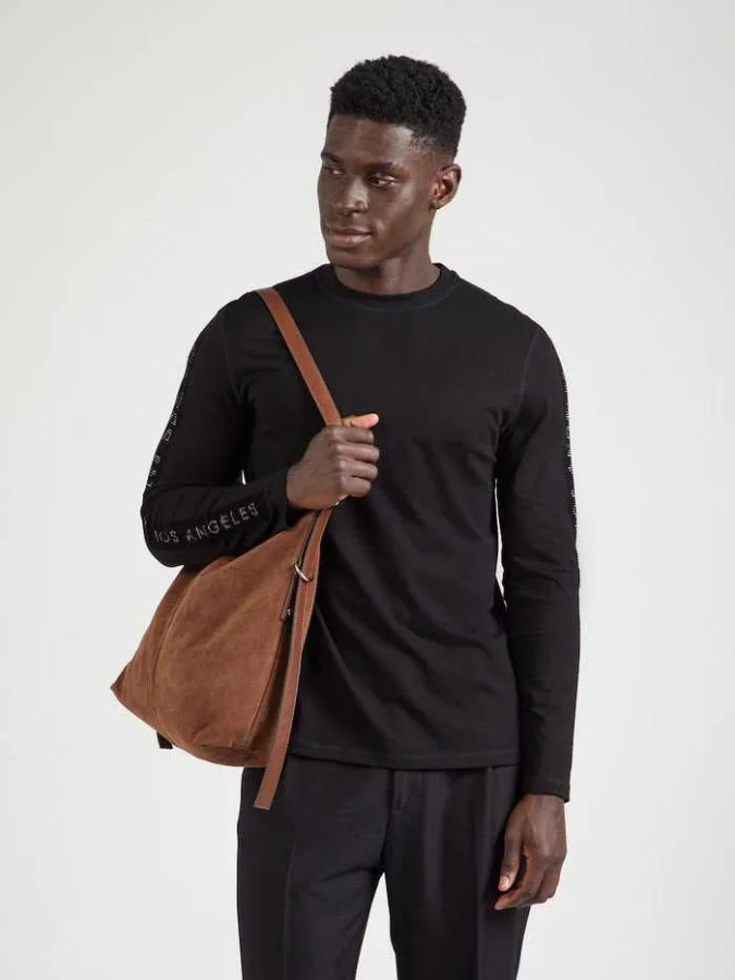 GUESS - CN LS SLEEVES LOGO TEE