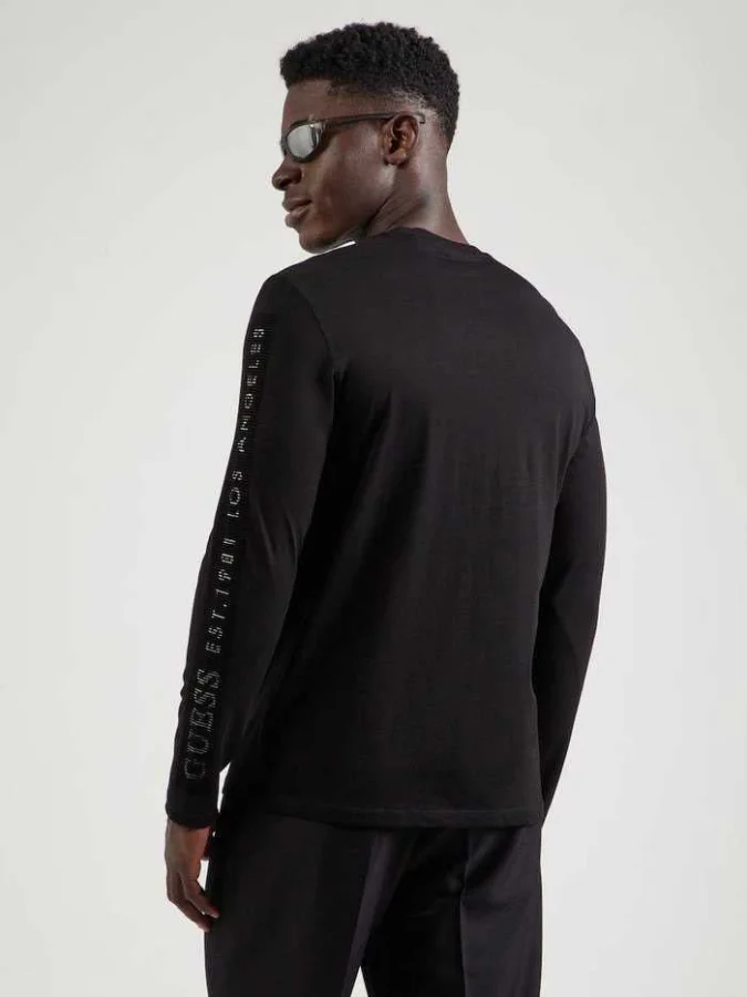 GUESS - CN LS SLEEVES LOGO TEE 2