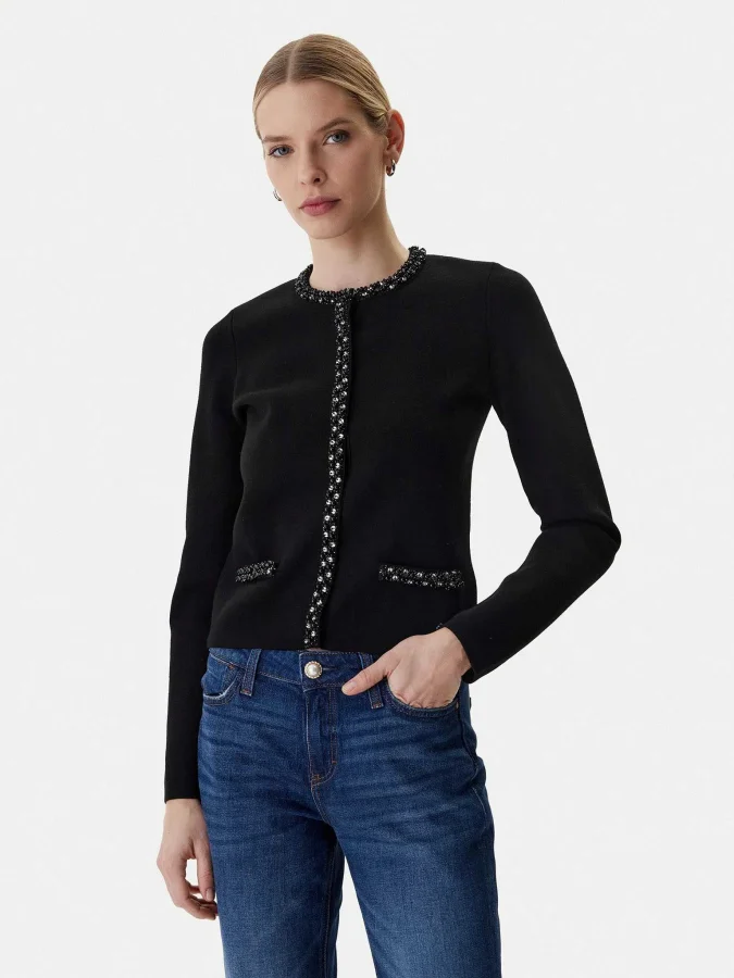 GUESS - LS CN RAINA CARDI SWTR