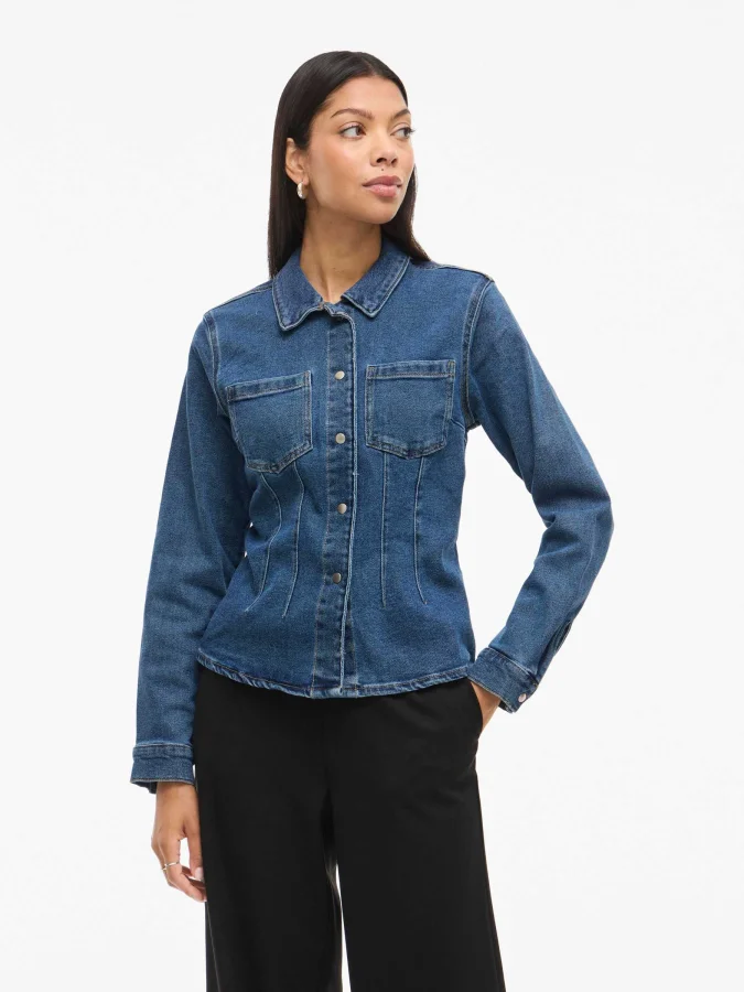 VILA - VISOL L/S DENIM...