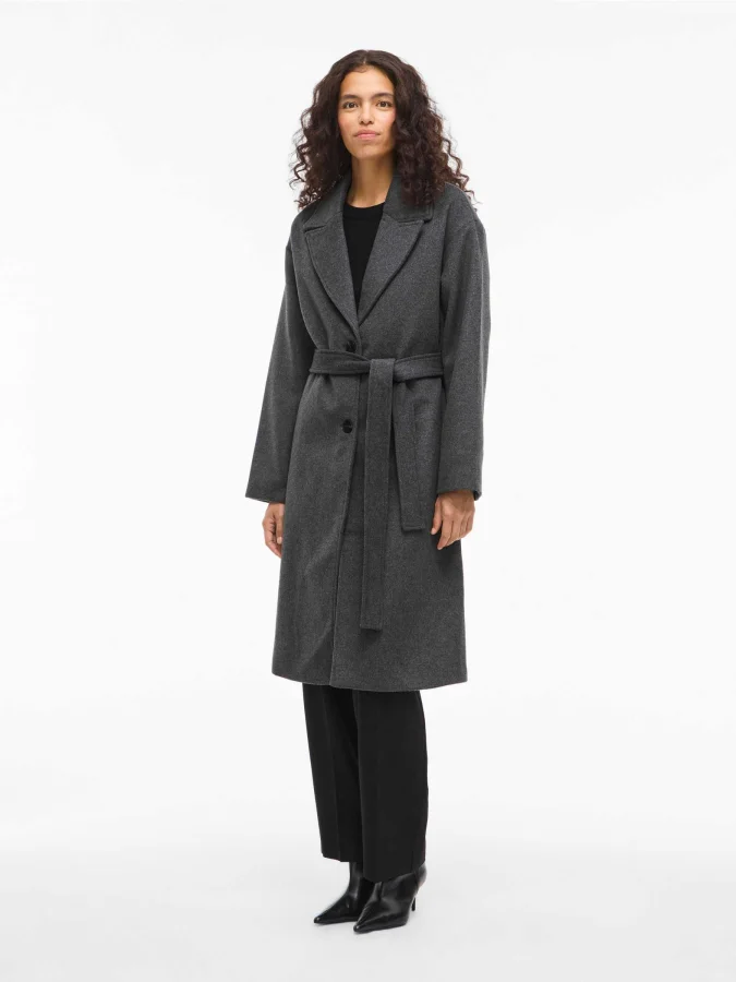 VILA - VILINSE L/S BELTED COAT