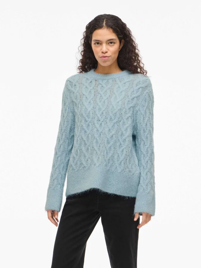 VILA - VISOBELL O-NECK L/S...