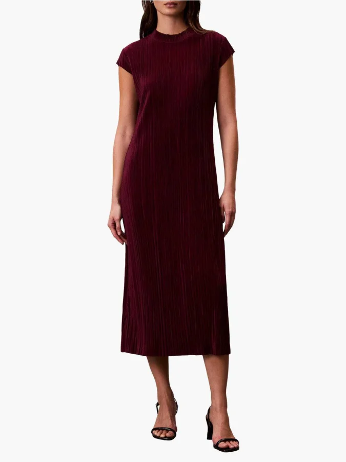 CALVIN KLEIN - PLISSE MIDI...