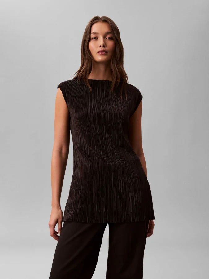 CALVIN KLEIN - SL PLISSE TUNIC