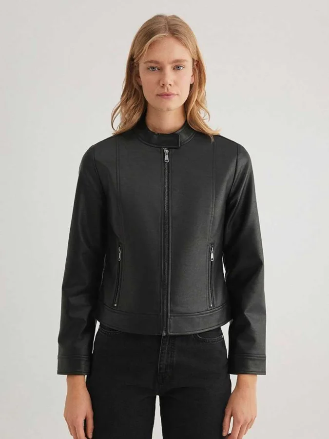 Mavi - HIGH COLLAR PU JACKET 2