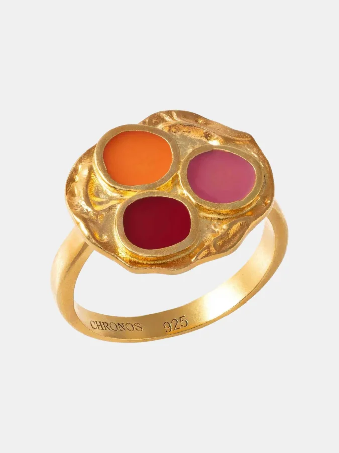 CHRONOS - ბეჭედი მინანქრით