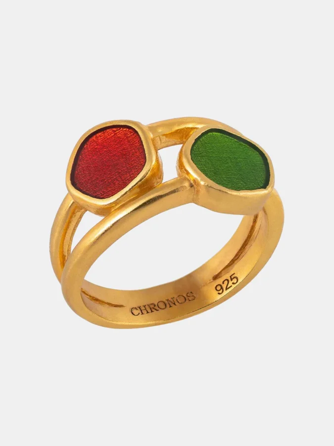 CHRONOS - ბეჭედი მინანქრით