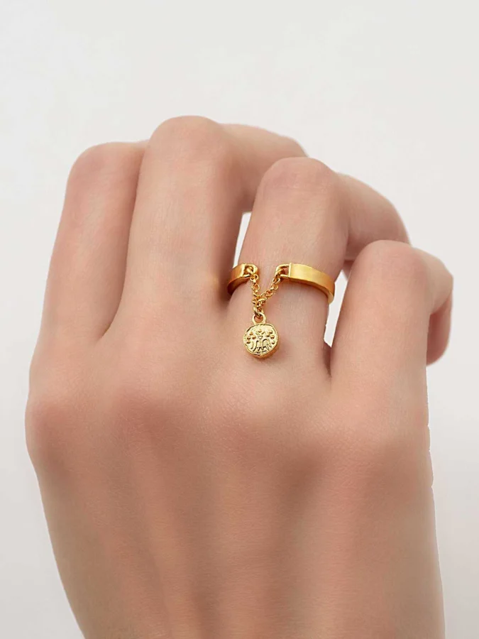 CHRONOS - Ring With Coin 2