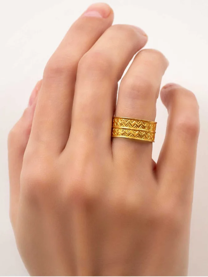 CHRONOS - Ring With Ornament 2