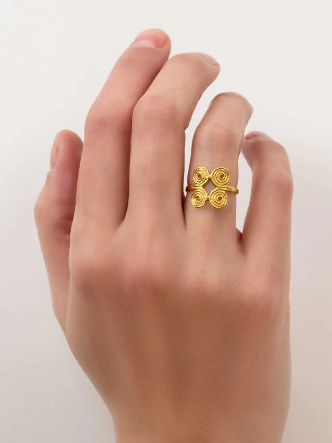 CHRONOS - Ring With Spiral... 2