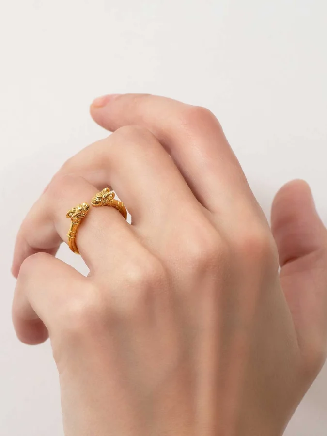 CHRONOS - Ring With Horned... 2