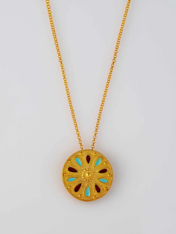 CHRONOS - Pendant With Enamel