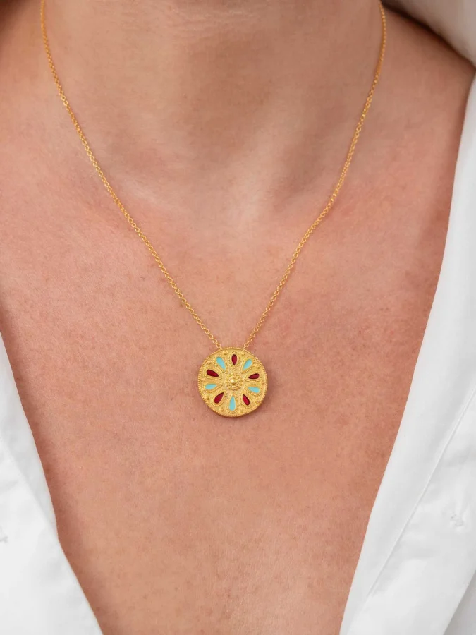 CHRONOS - Pendant With Enamel 2