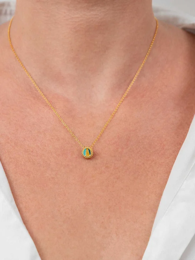 CHRONOS - Pendant With Enamel 2