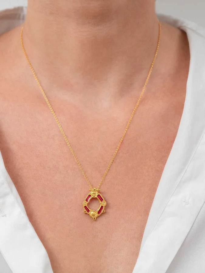 CHRONOS - Pendant With Enamel 2