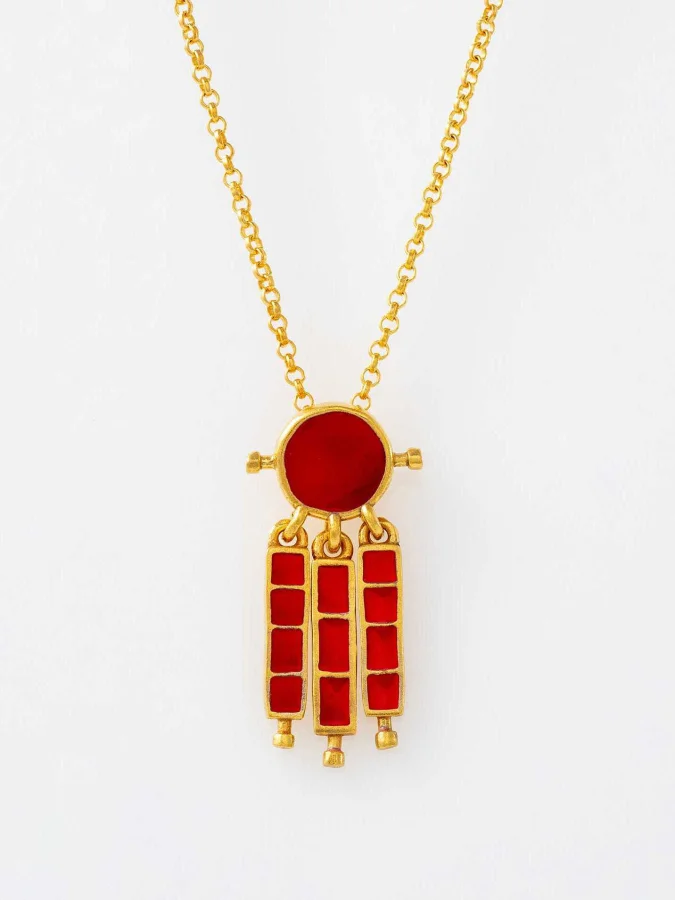 CHRONOS - Pendant With Enamel