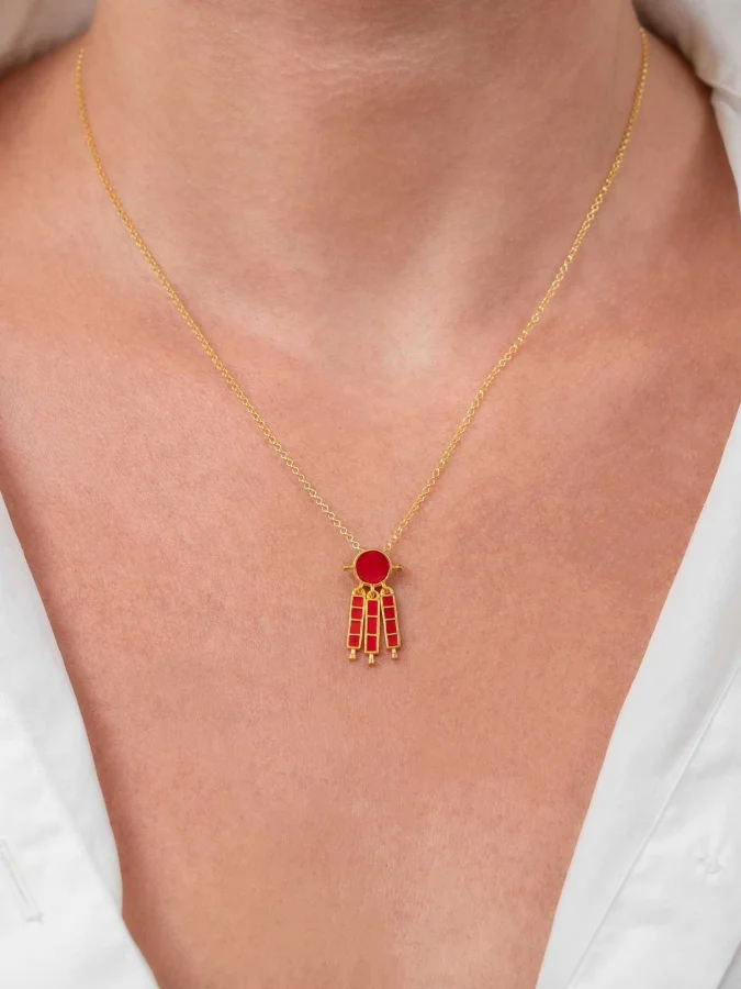 CHRONOS - Pendant With Enamel 2