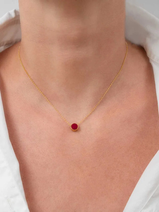 CHRONOS - Pendant With Enamel 2