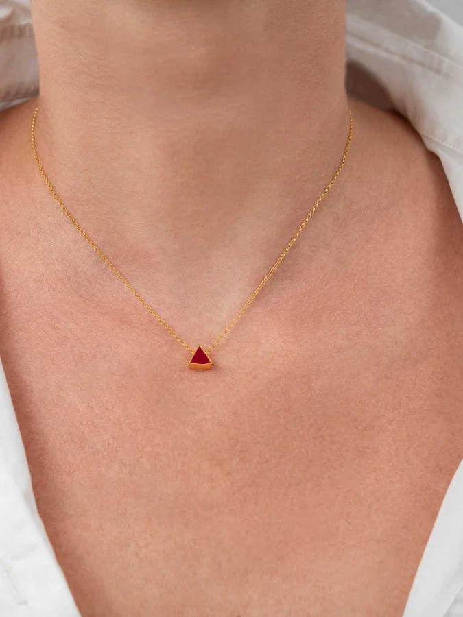 CHRONOS - გულსაკიდი მინანქრით 2